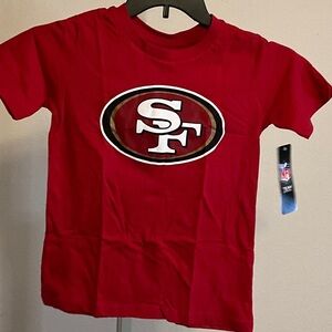 NFL Kids Red SF Logo Short Sleeve Tee